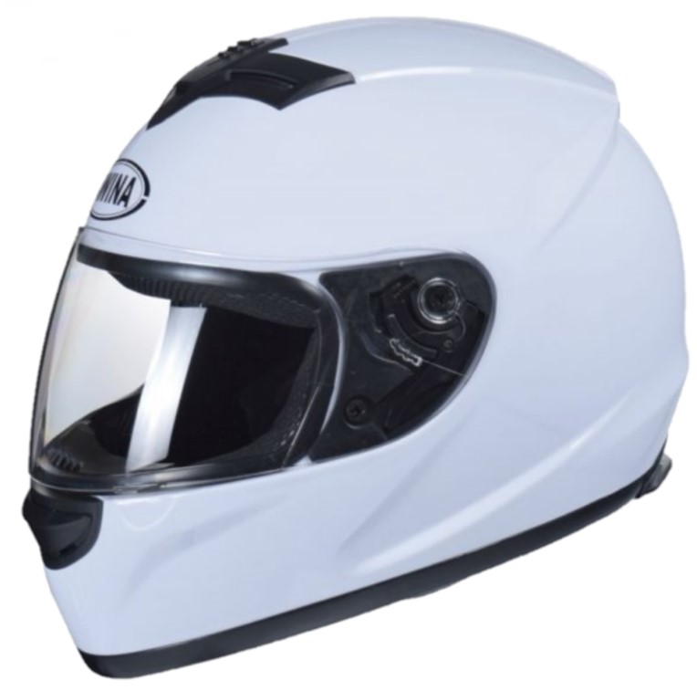 Moto integrální helma white