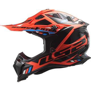 Moto helma krosová LS2 MX700 Subverter Evo Stomp orange black