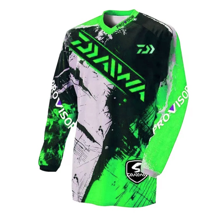 Motocrossový dres Provizor dětský zelený