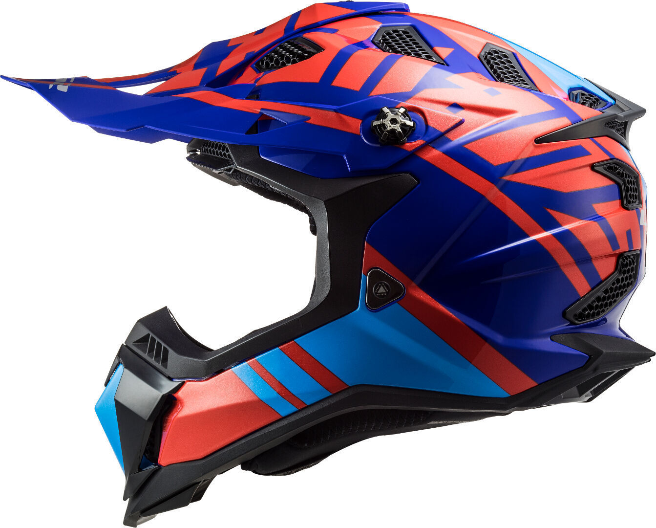 Moto helma krosová LS2 MX700 Subverter Evo Gammax red blue