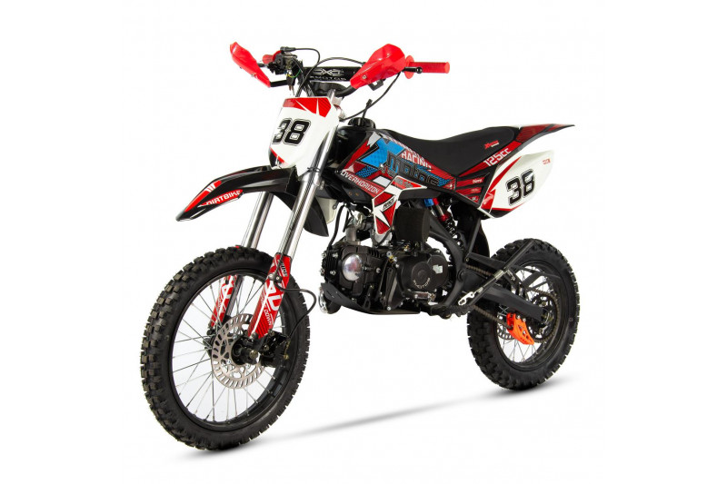 Pitbike XB38 125cc 4T el.start červený