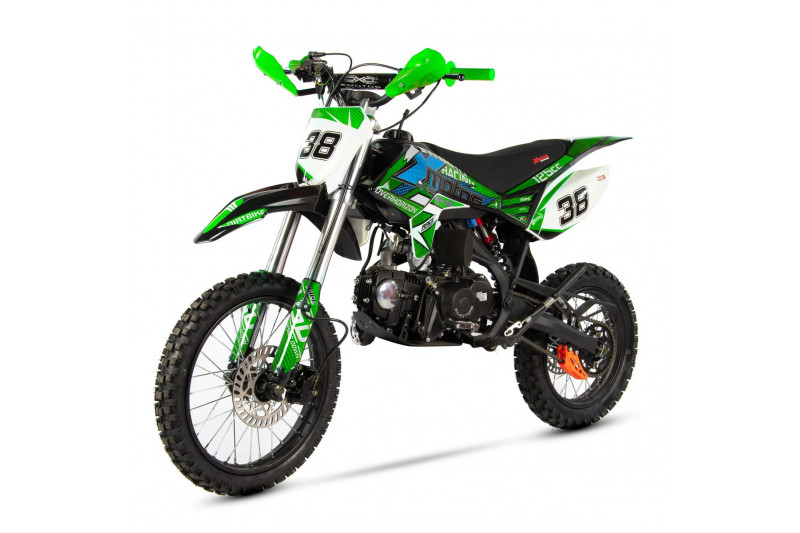 Pitbike XB38 125cc 4T el.start zelený