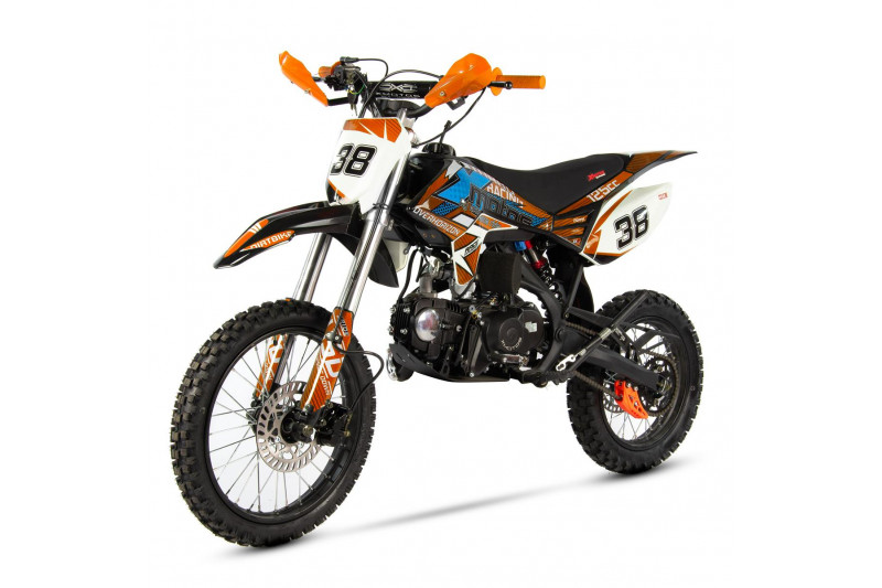 Pitbike XB38 125cc 4T el.start oranžový