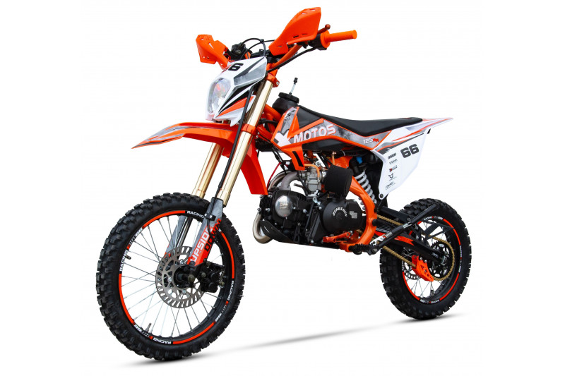 Oranžový pitbike XB66 125cc 4T el.start
