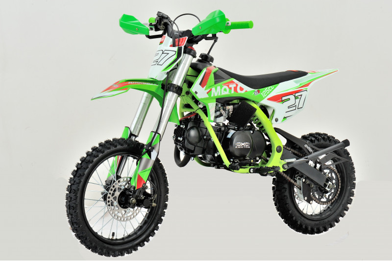 Pitbike XB27 125cc 4t K-start zelený