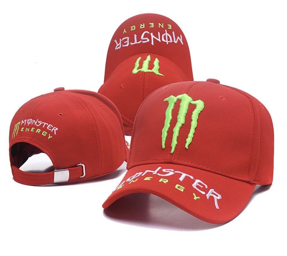 Kšiltovka Monster Energy červená