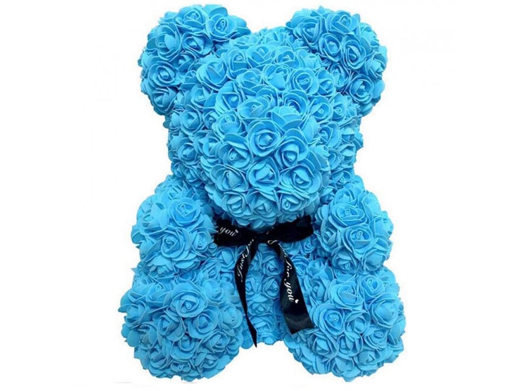 Medvídek z lásky Rose Bear modrý