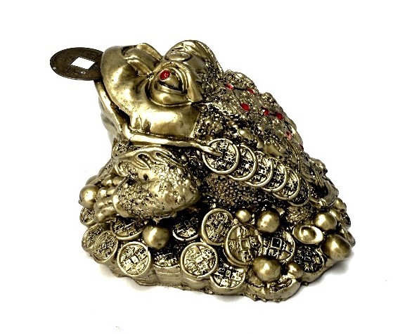  Třínohá žába s penězi Feng Shui Ba Gua