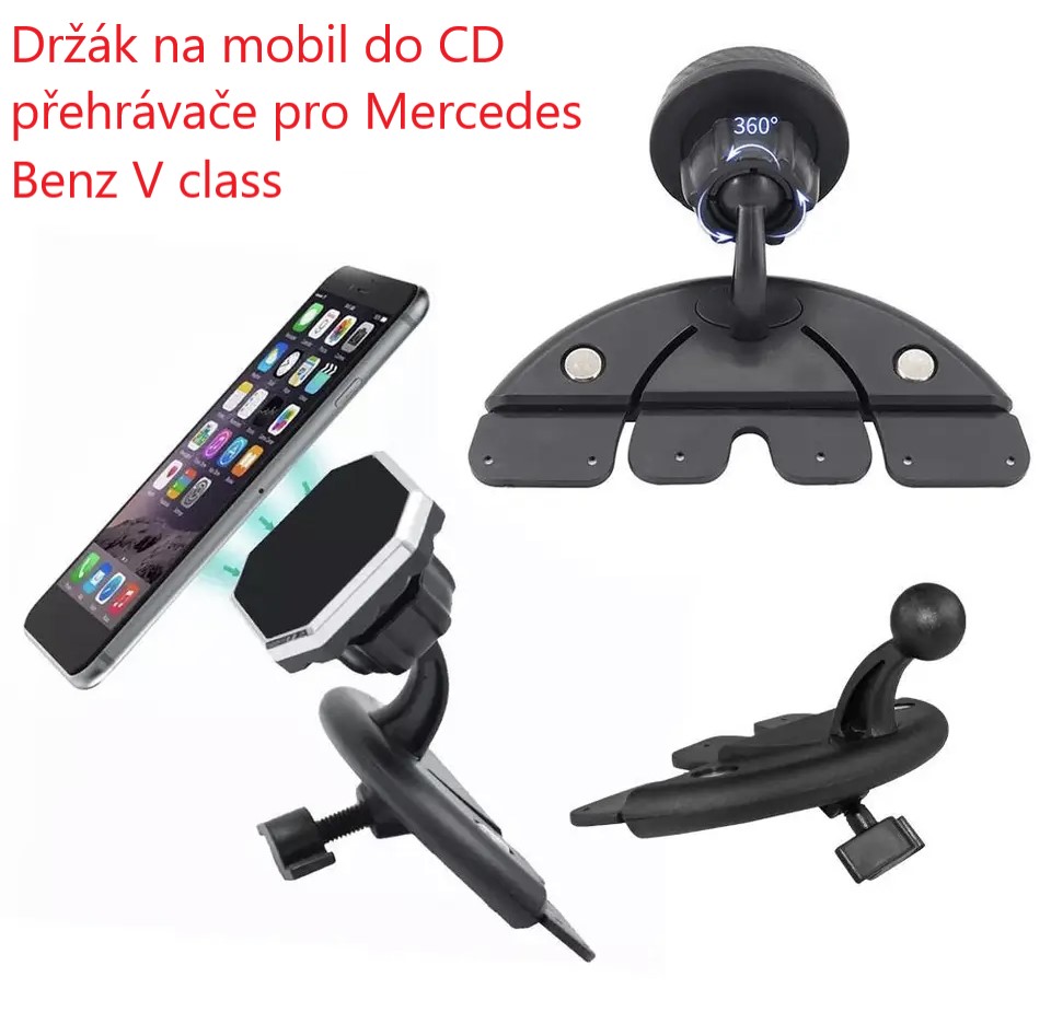 Magnetický držák na mobil pro Mercedes V class