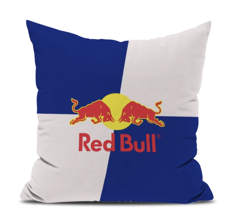 Polštářek RedBull 40x40cm modro-bílý