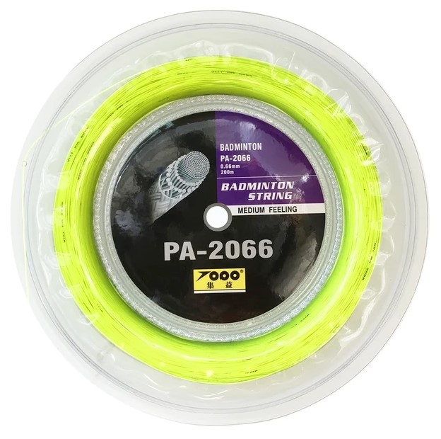 Badmintonový výplet PA 2066 0,66mm 200m žlutý