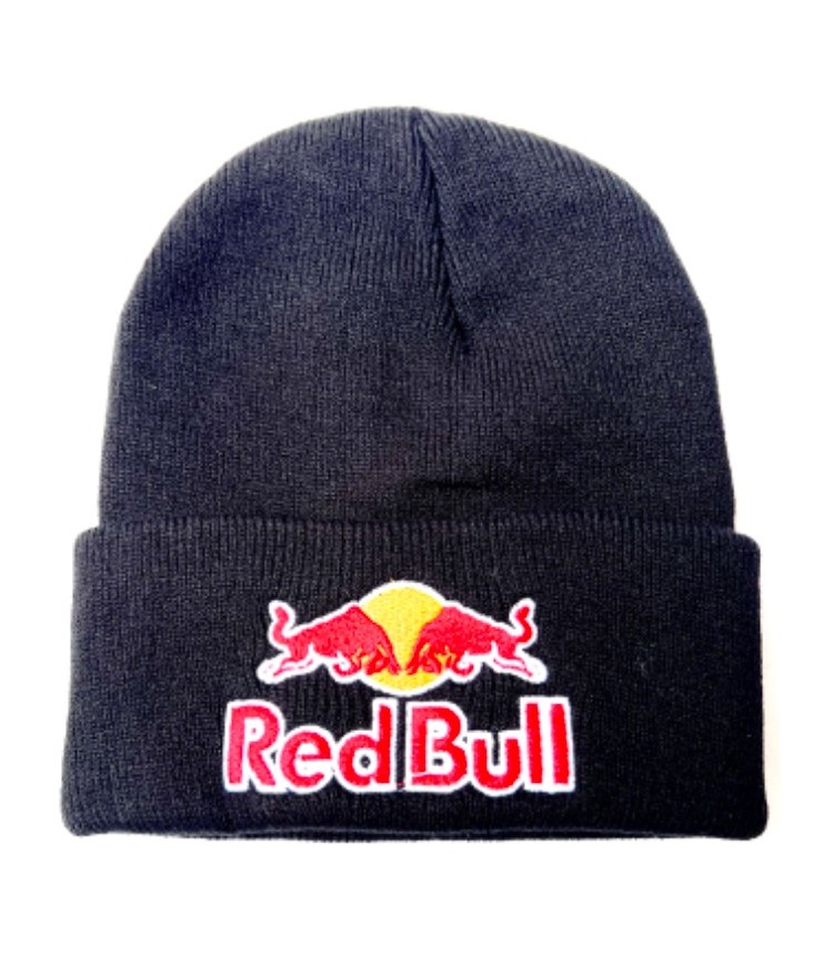 Černá pletená čepice RedBull