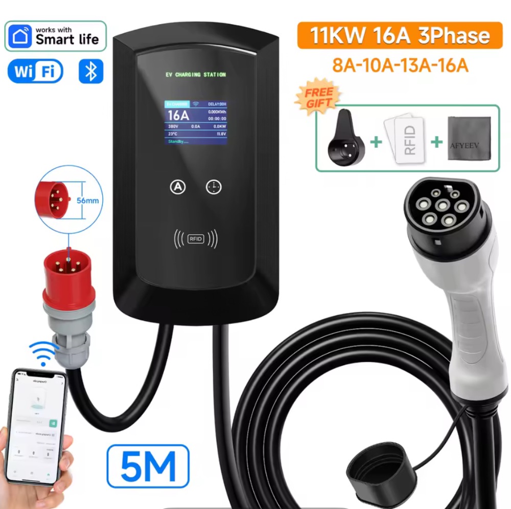 Wallbox pro EV 11kW 400V 16A zásuvka
