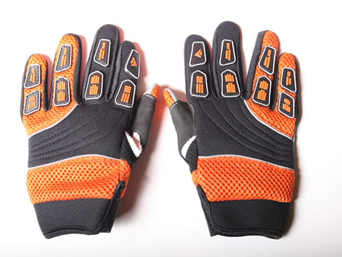 Moto rukavice Nitro oranžové