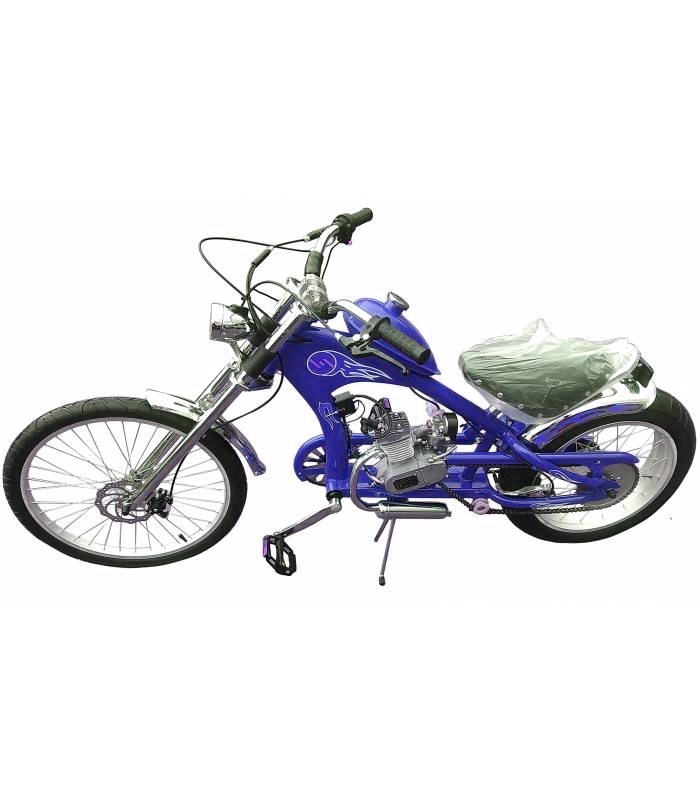 Moto kolo Chopper 80cc blue