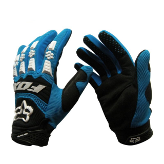 Moto rukavice Fox modré