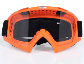 Brýle pro motokros dětské oranžové