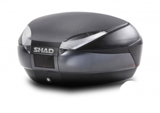 Moto kufr SHAD SH48 tmavě šedý s opěrkou