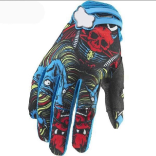 Motocross FOX rukavice Barevné
