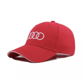Kšiltovka Audi červená