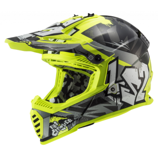 Moto helma krosová LS2 MX437 Fast Evo mini crusher