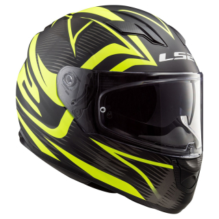 Moto helma integrální LS2 FF320 Stream Evo Jink Mat Yellow