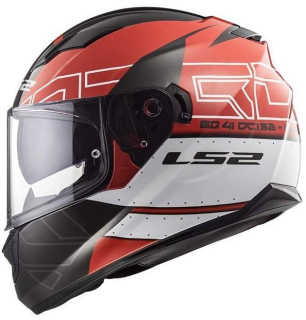 Moto helma integrální LS2 FF320 Stream Evo Kub Black-Red