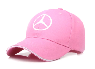 Mercedes růžová kšiltovka