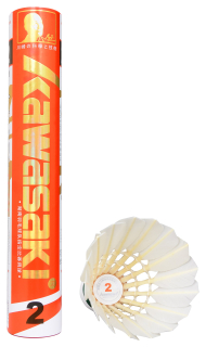 Péřové míčky na badminton Kawasaki Team-2 12ks
