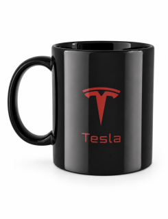 Hrnek Tesla černý 300ml