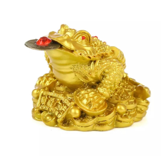 Feng Shui zlatá žába hojnosti