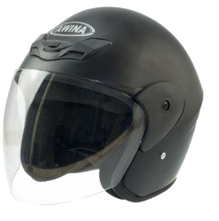 Otevřená moto helma Awina matná černá