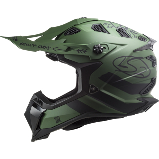 Moto helma krosová LS2  MX700 Subverter Evo Astro Cargo matt green