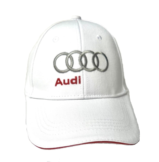 Kšiltovka Audi bílá