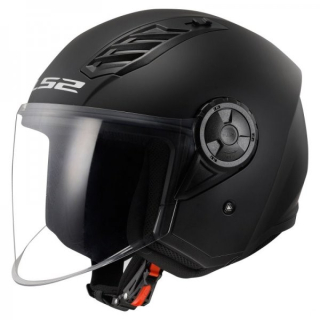 Otevřená moto helma LS2 OF616 Airflow II Solid matná černá